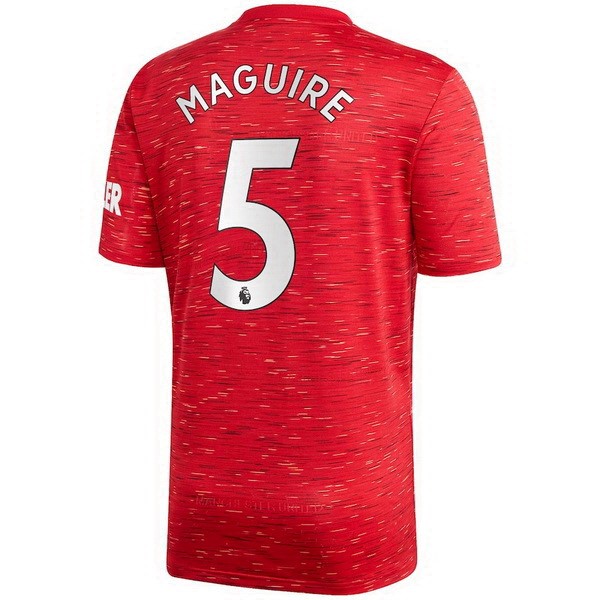 Maglia Manchester United NO.5 Maguire Prima 20/21 Rosso